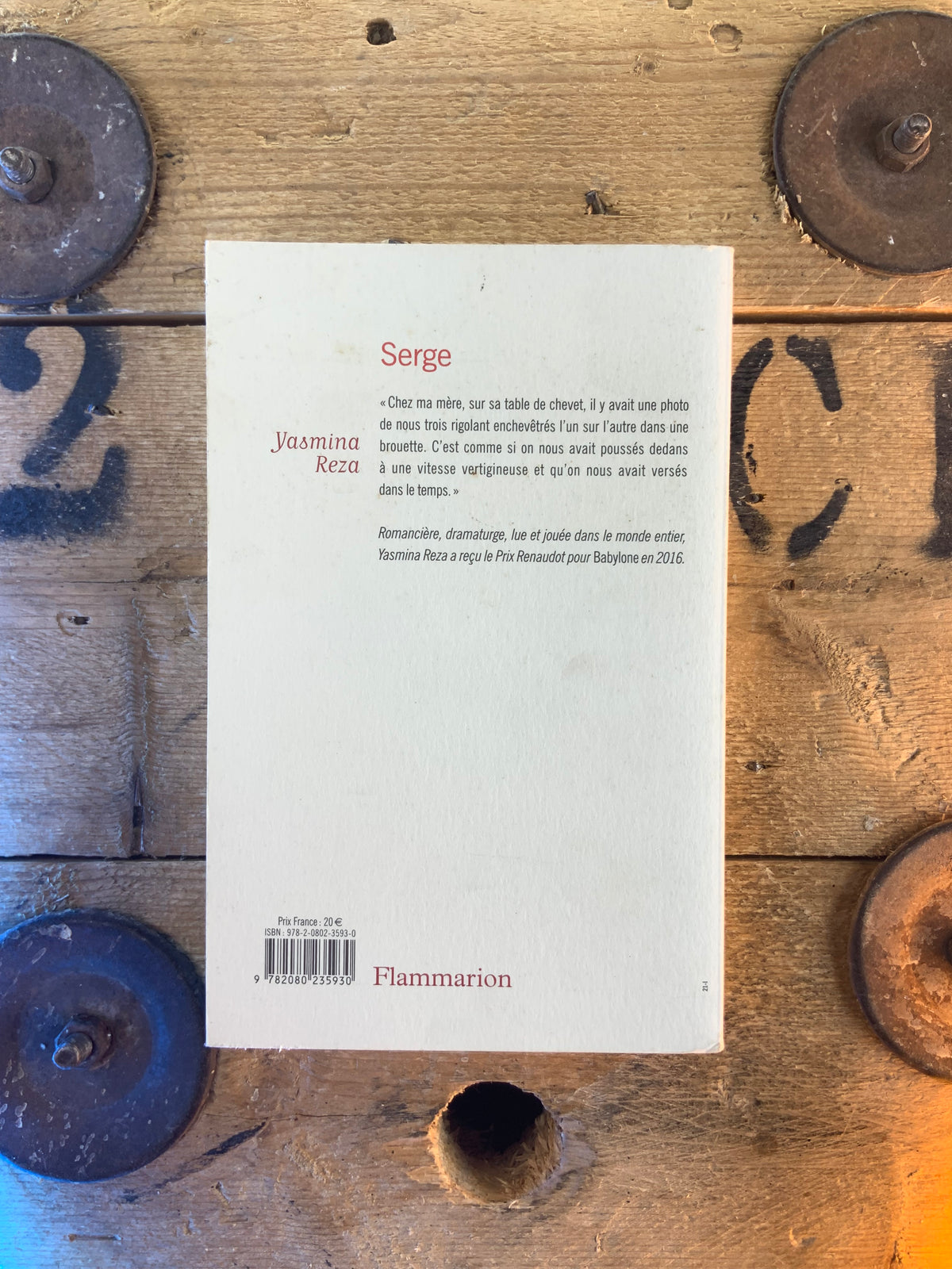 Serge - Yasmina Reza
