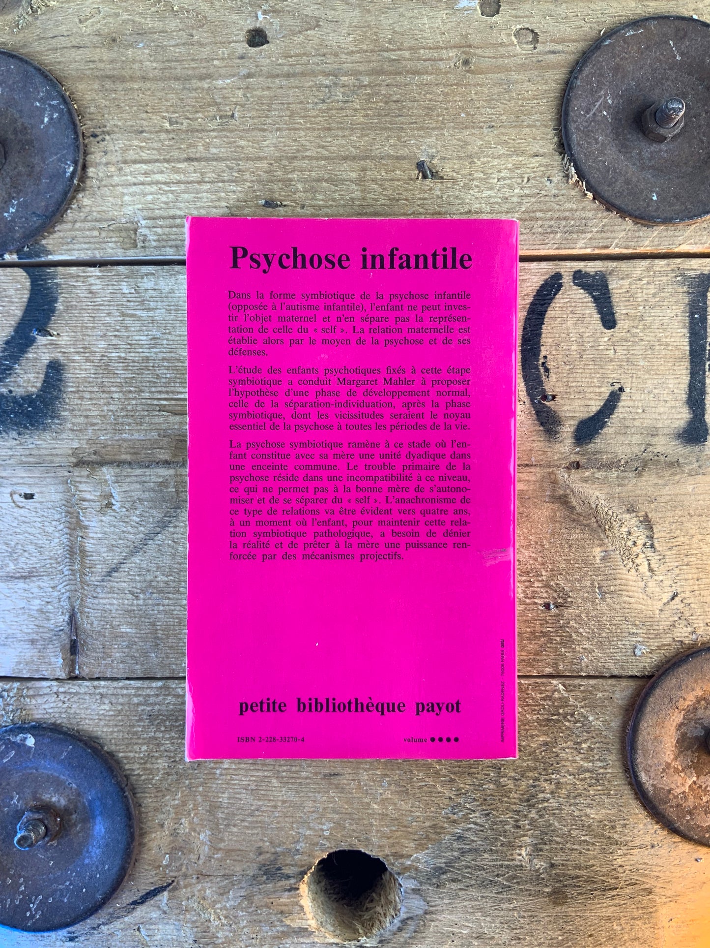 Psychose infantile - Margaret Mahler