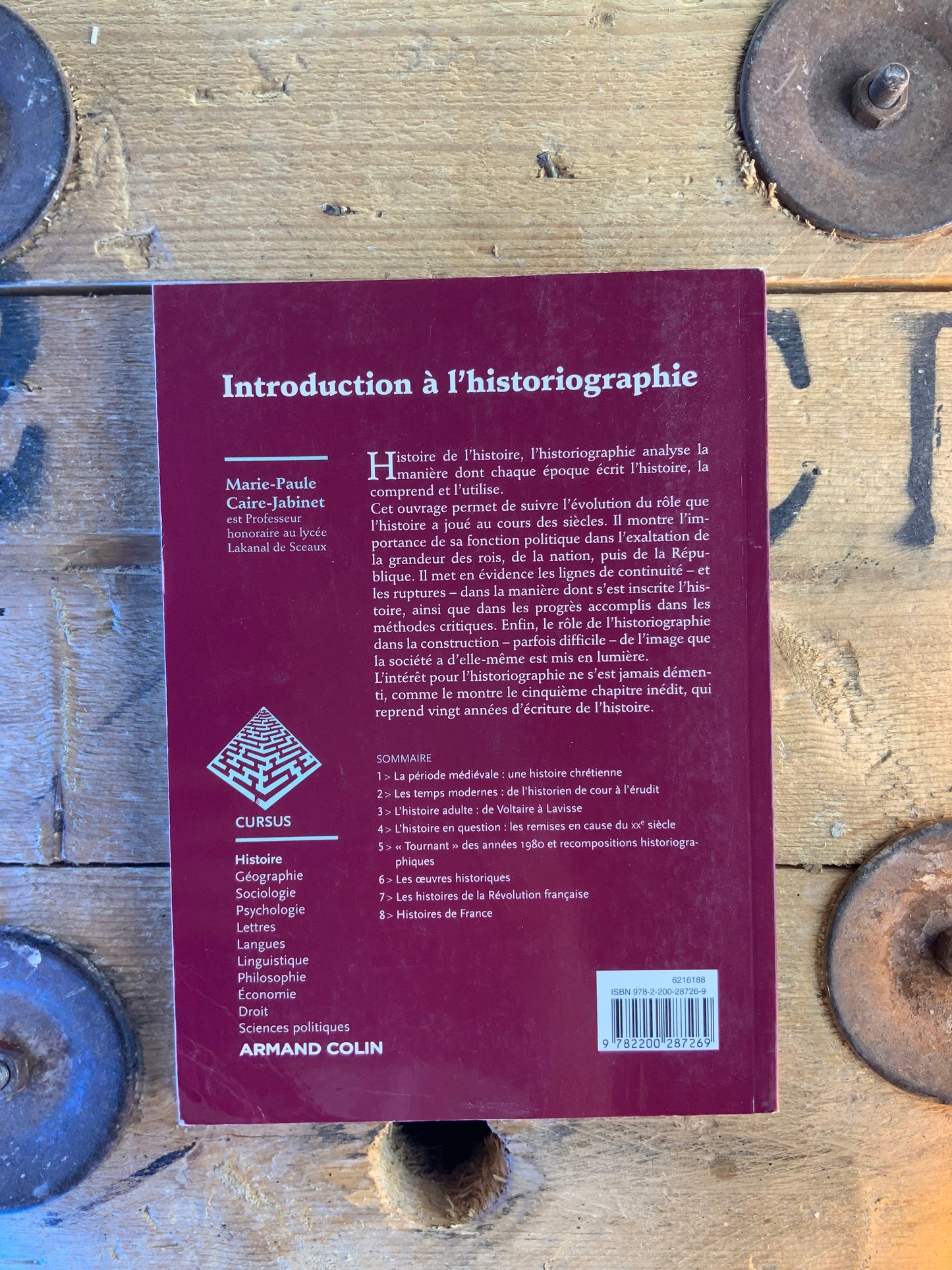 Introduction à l’historiographie - Marie-Paule Caire-Jabinet