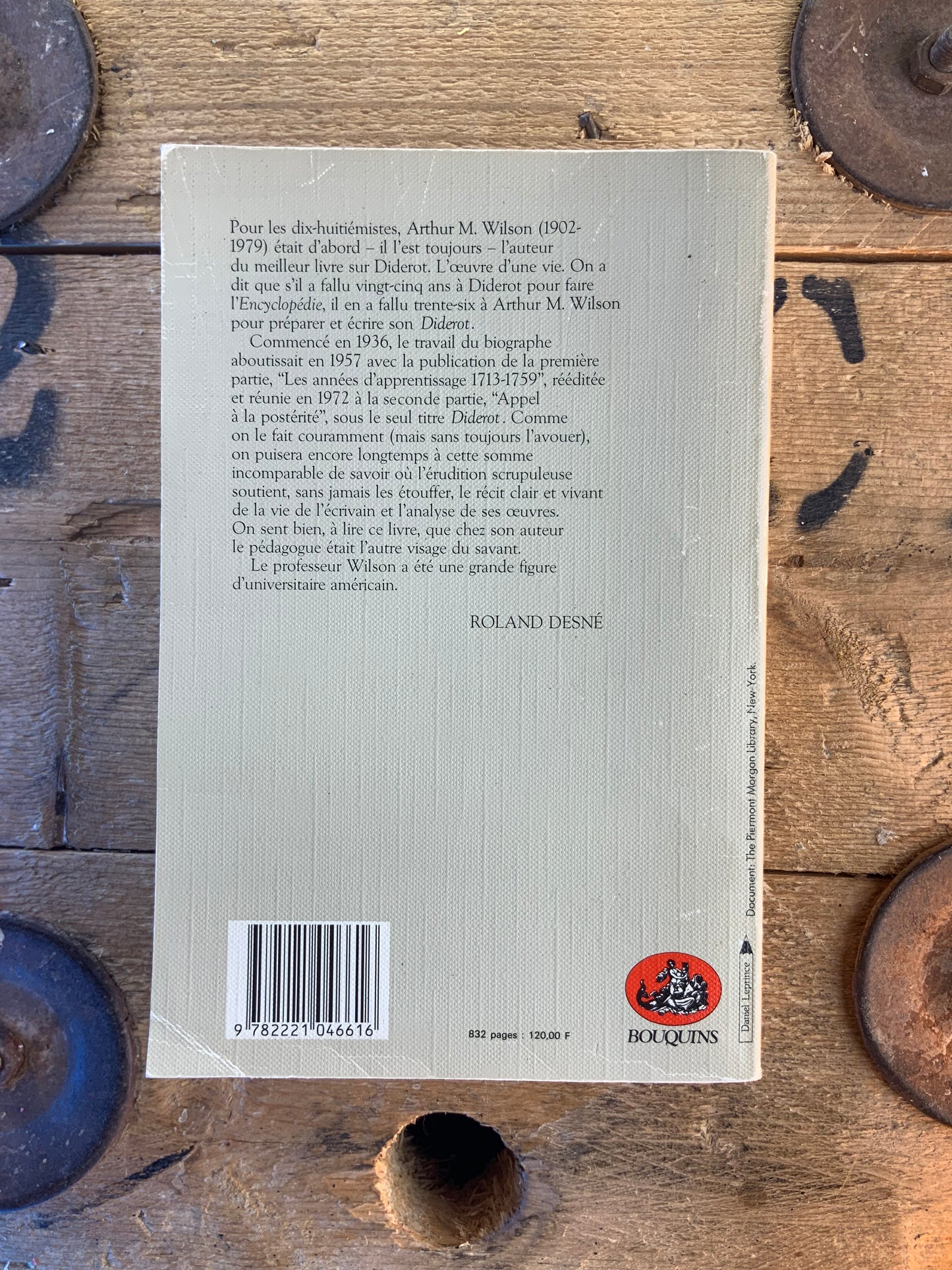 Diderot : sa vie et son œuvre - Arthur M. Wilson