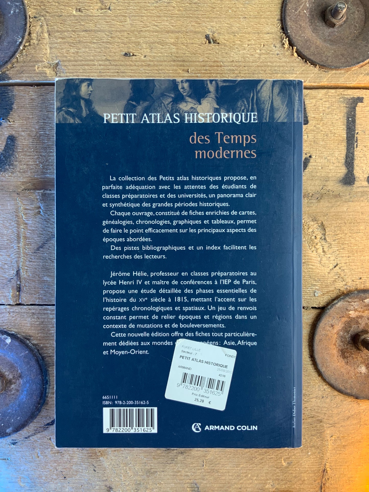 Petit atlas historique des temps modernes - Jérôme Hélie
