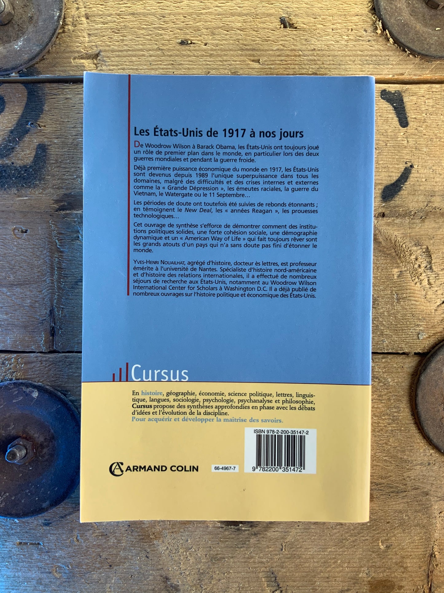 Les États-Unis de 1917 à nos jours - Yves-Nouri Nouailhat
