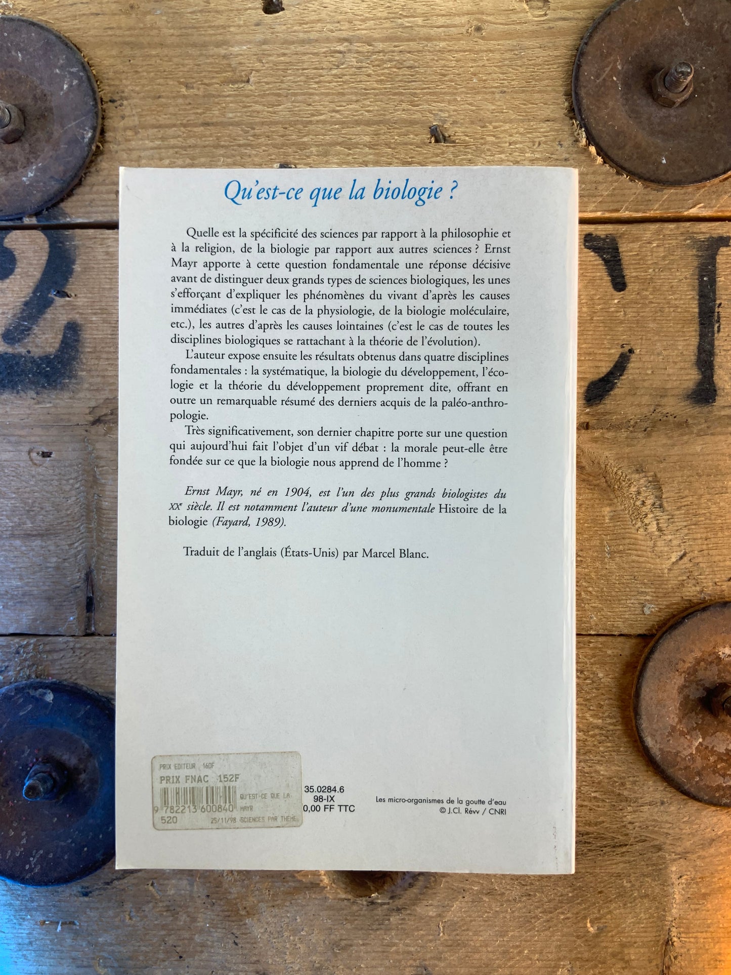 Qu’est-ce que la biologie ? - Ernst Mayr