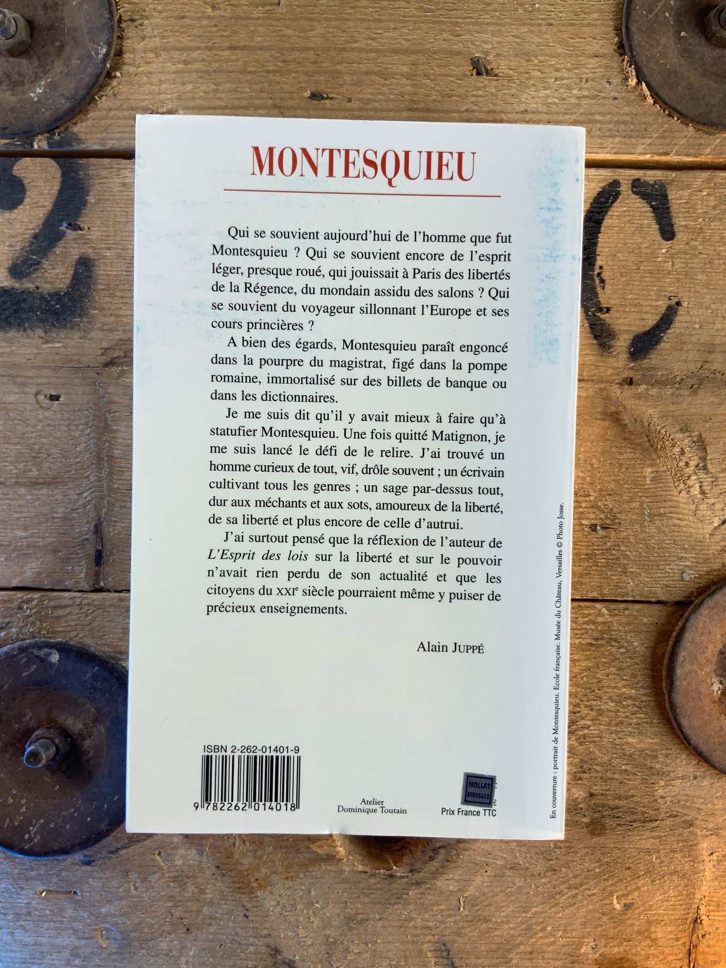 Montesquieu : le moderne - Alain Juppé