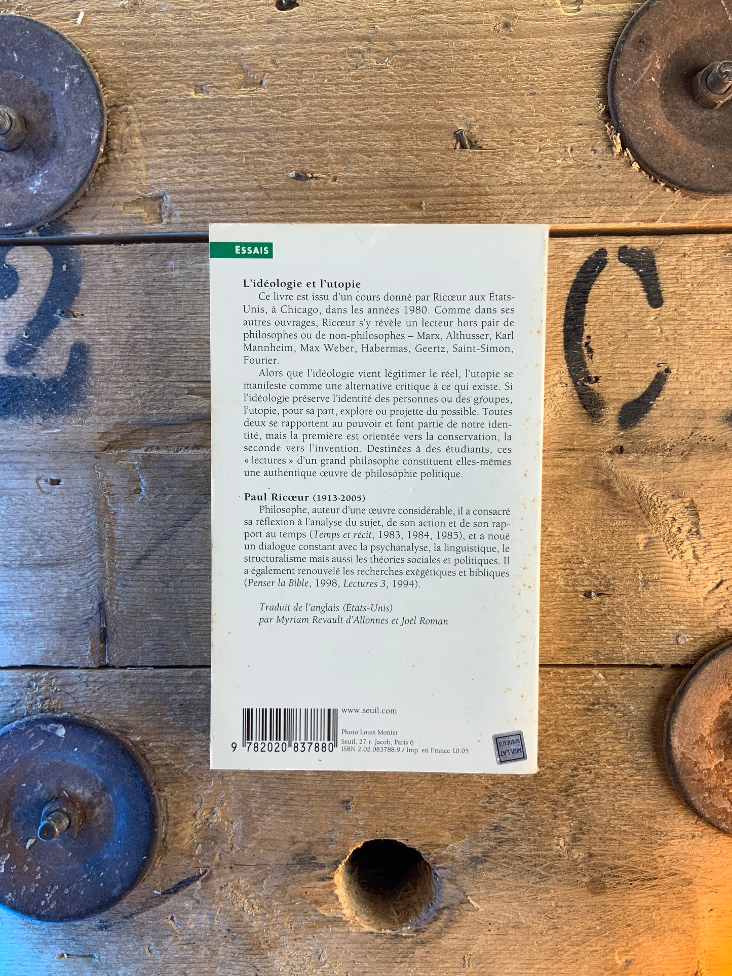 L’idéologie et l’utopie - Paul Ricœur