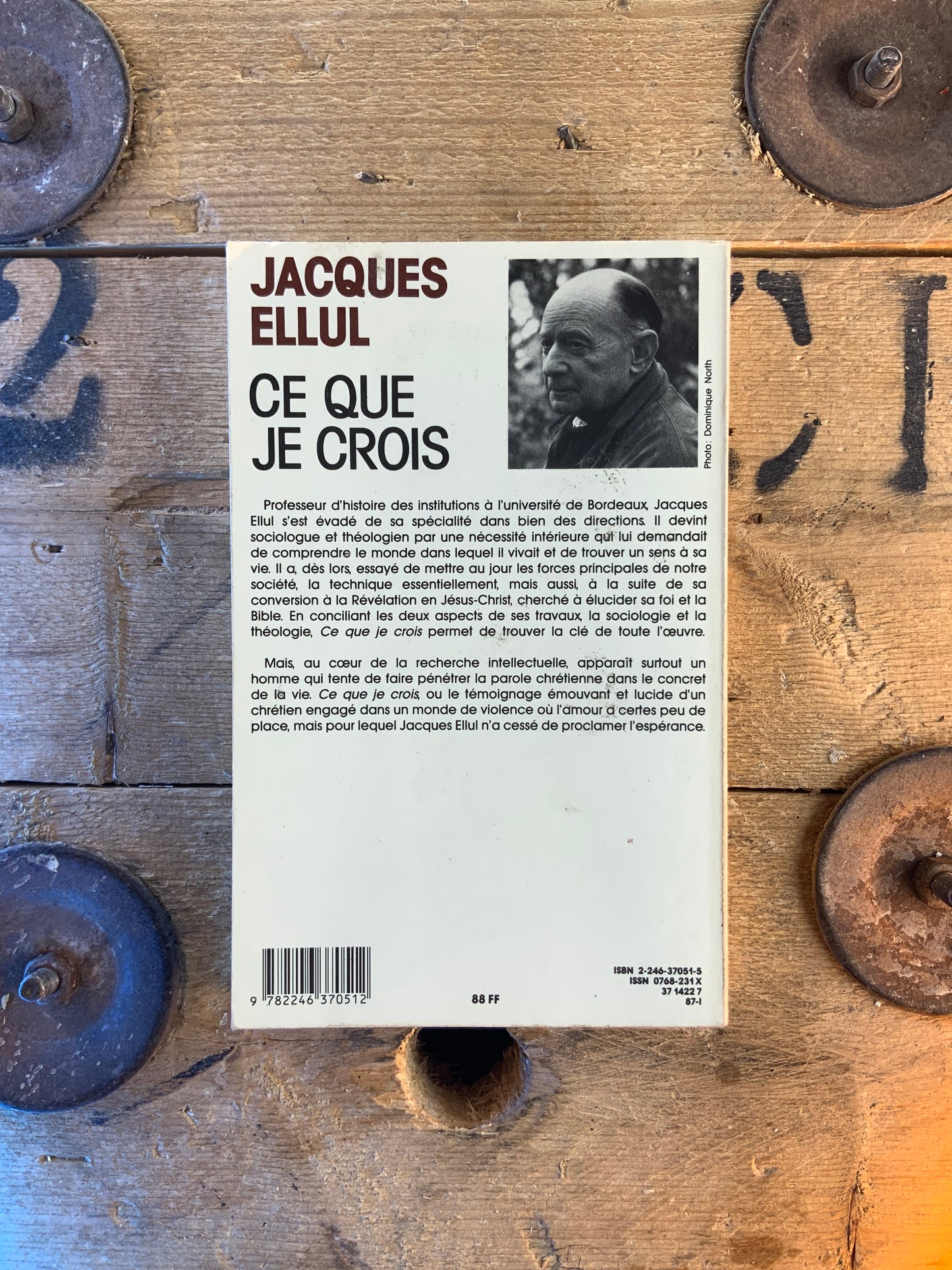 Ce que je crois - Jacques Ellul
