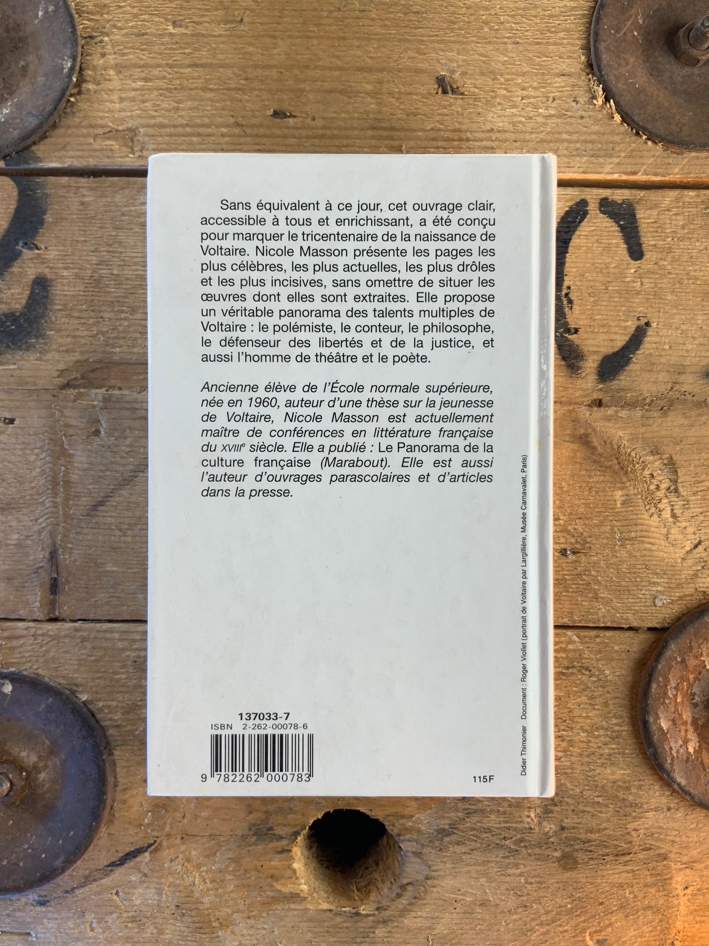 Les pages les plus célèbres de Voltaire - Nicole Masson