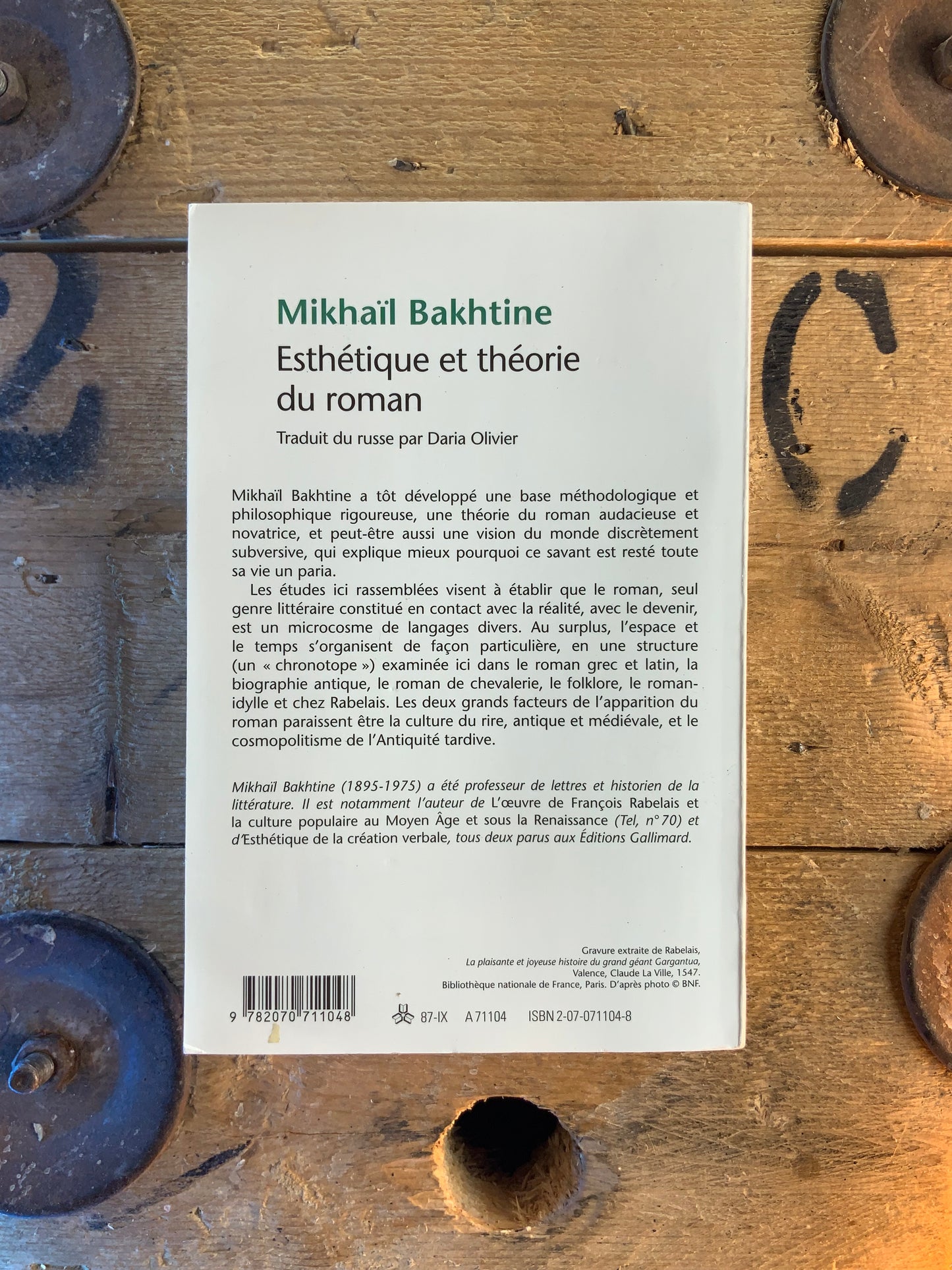 Esthétique et théorie du roman - Mikhaïl Bakhtine