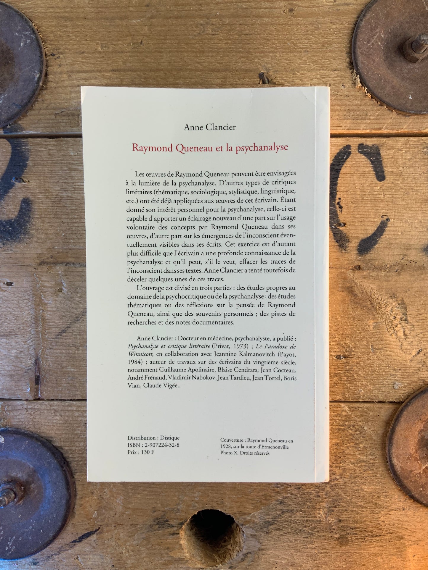 Raymond Queneau et la psychanalyse - Anne Clancier