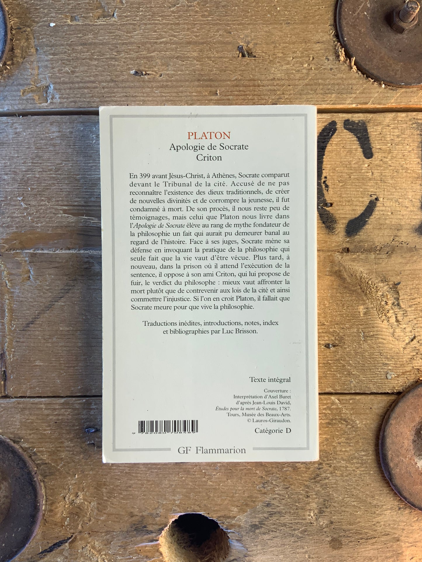 Apologie de Socrate . Criton - Platon