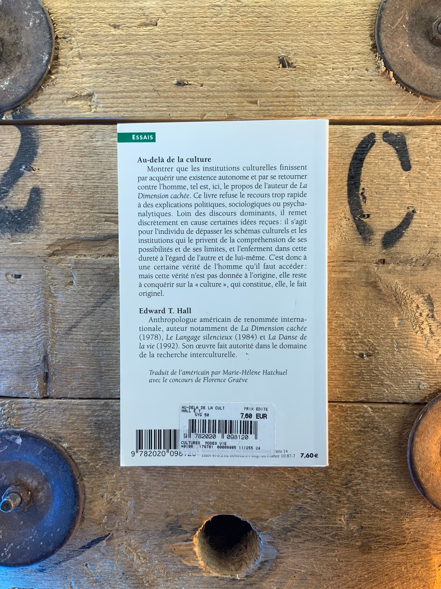 Au-delà de la culture - Edward T. Hall