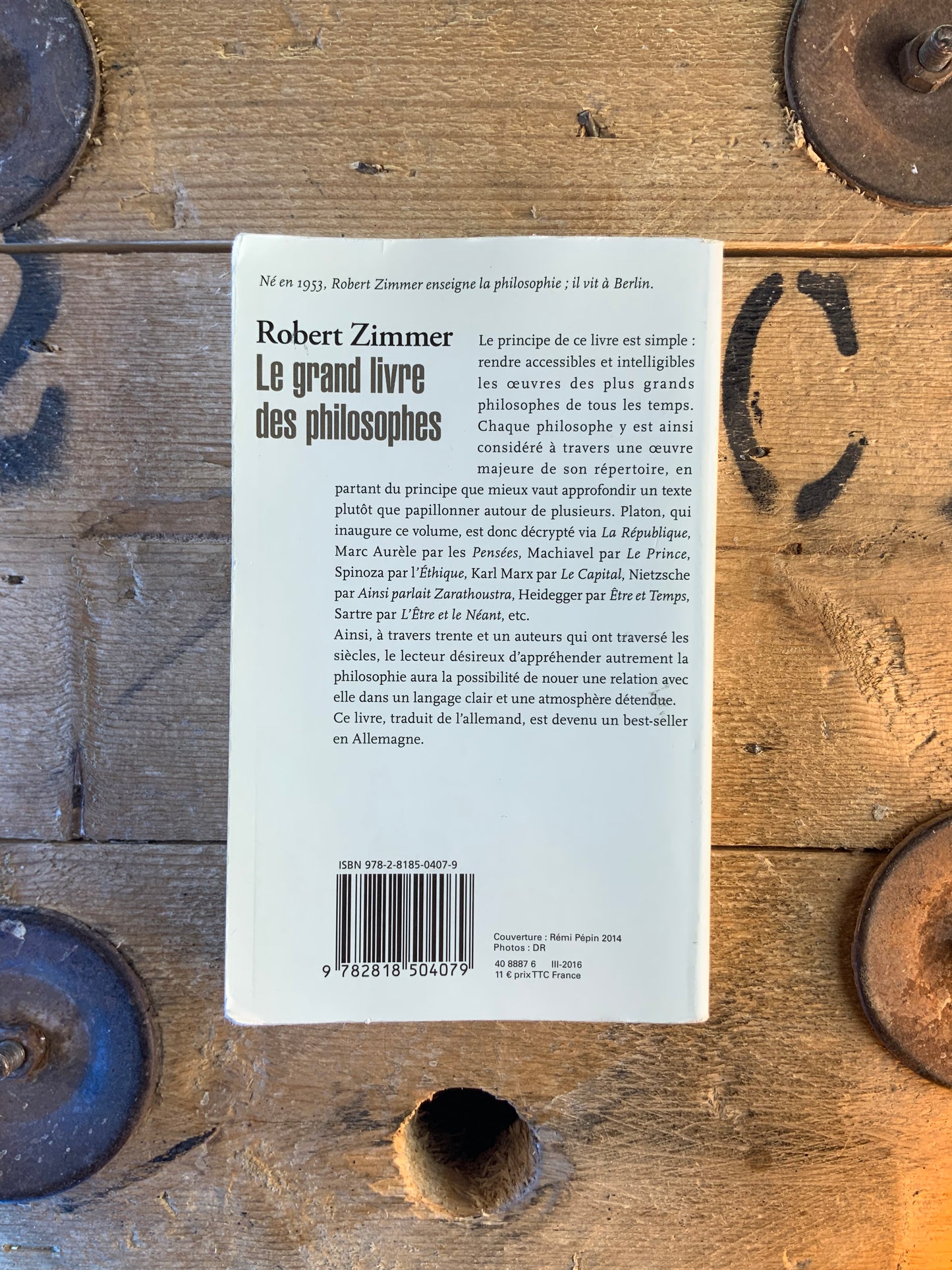 Le grand livre livre des philosophes - Robert Zimmer