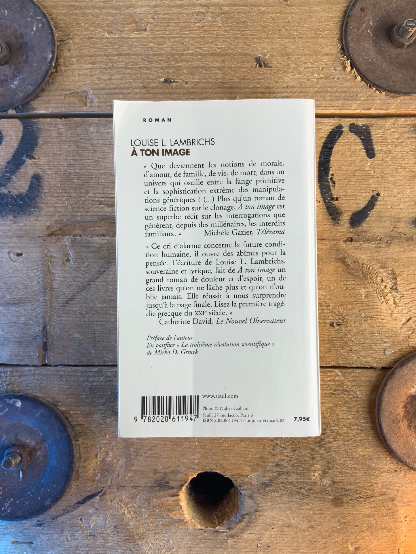 À ton image - Louise L. Lambrichs