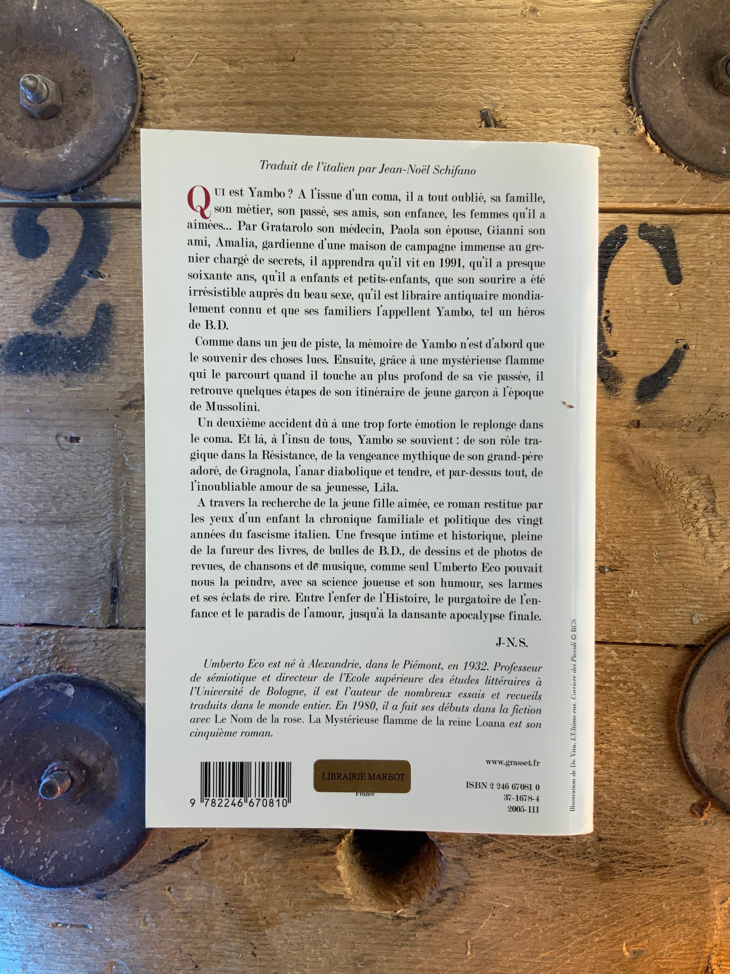 La mystérieuse flamme de la reine Loana - Umberto Eco