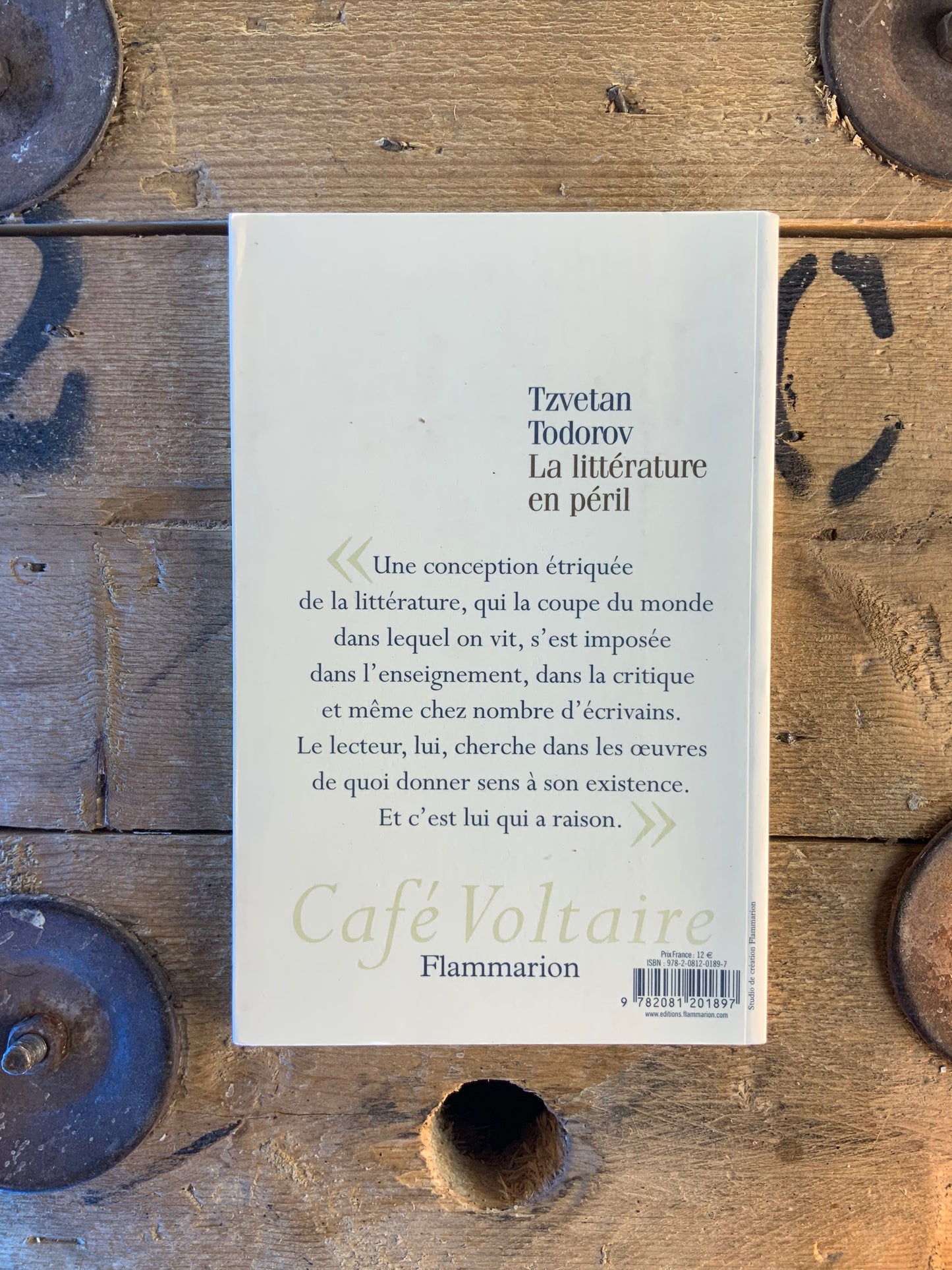 La littérature en péril - Tzvetan Todorov