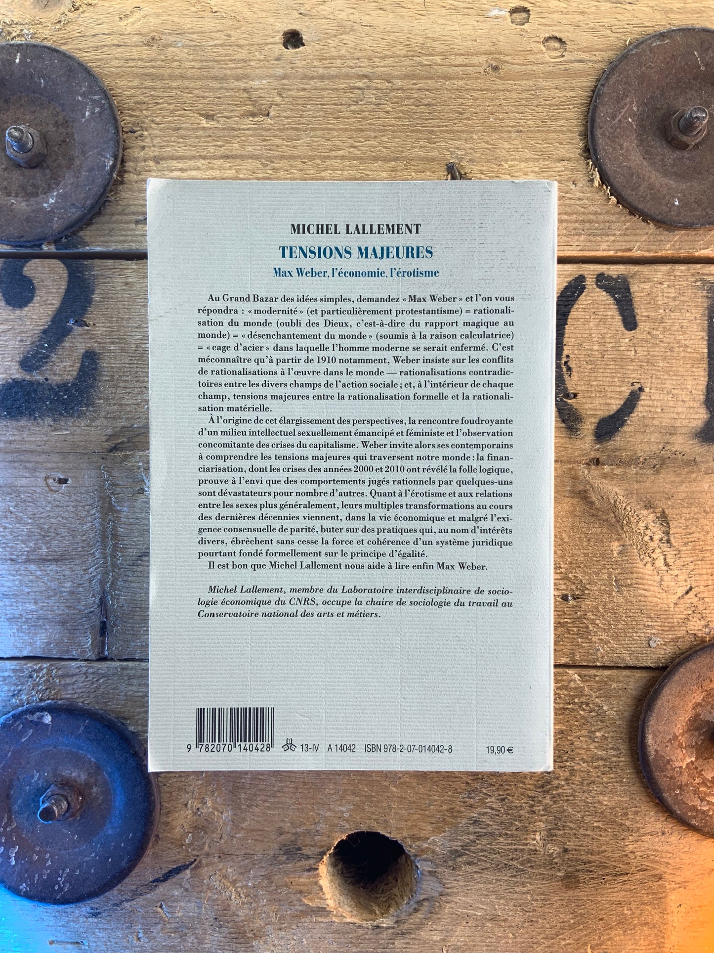 Tensions majeurs : Max Weber, l’économie, l’érotisme - Michel Lallement