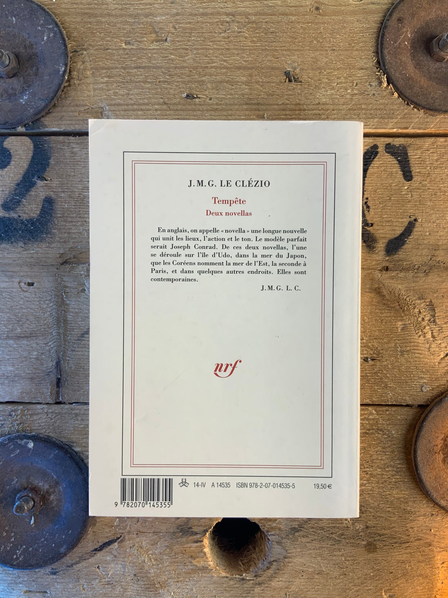 Tempête : deux novelals - J.M.G. Le Clézio