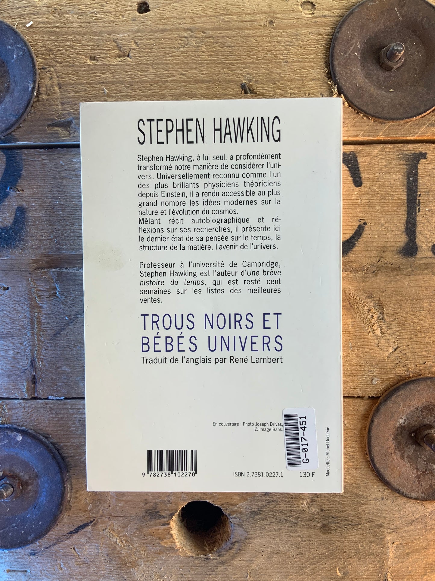 Trous noirs et bébés univers - Stephen Hawking