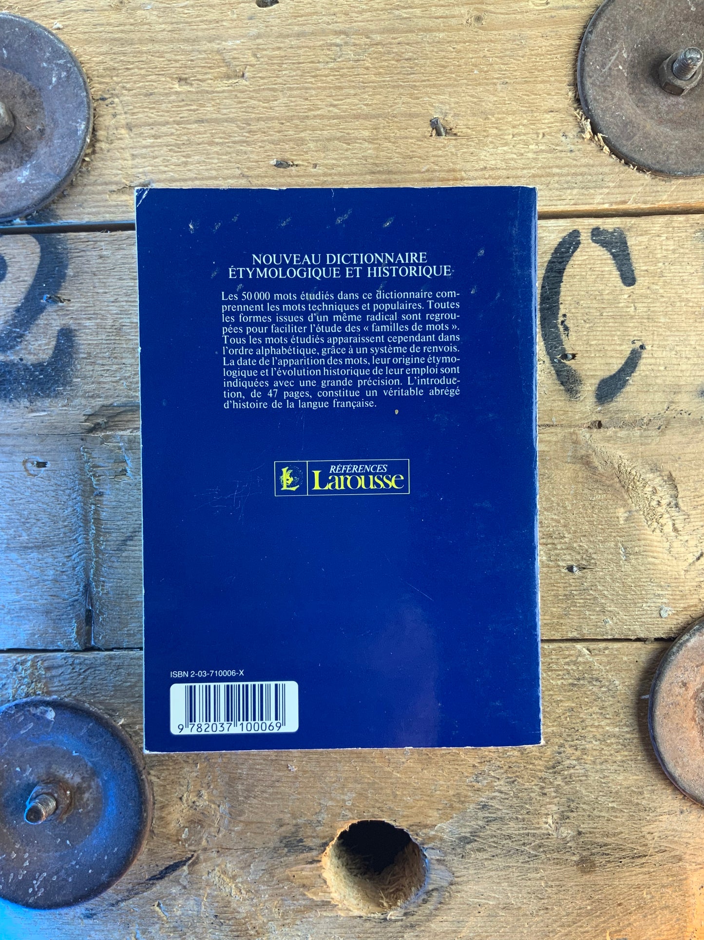Dictionnaire de la langue française Étymologique