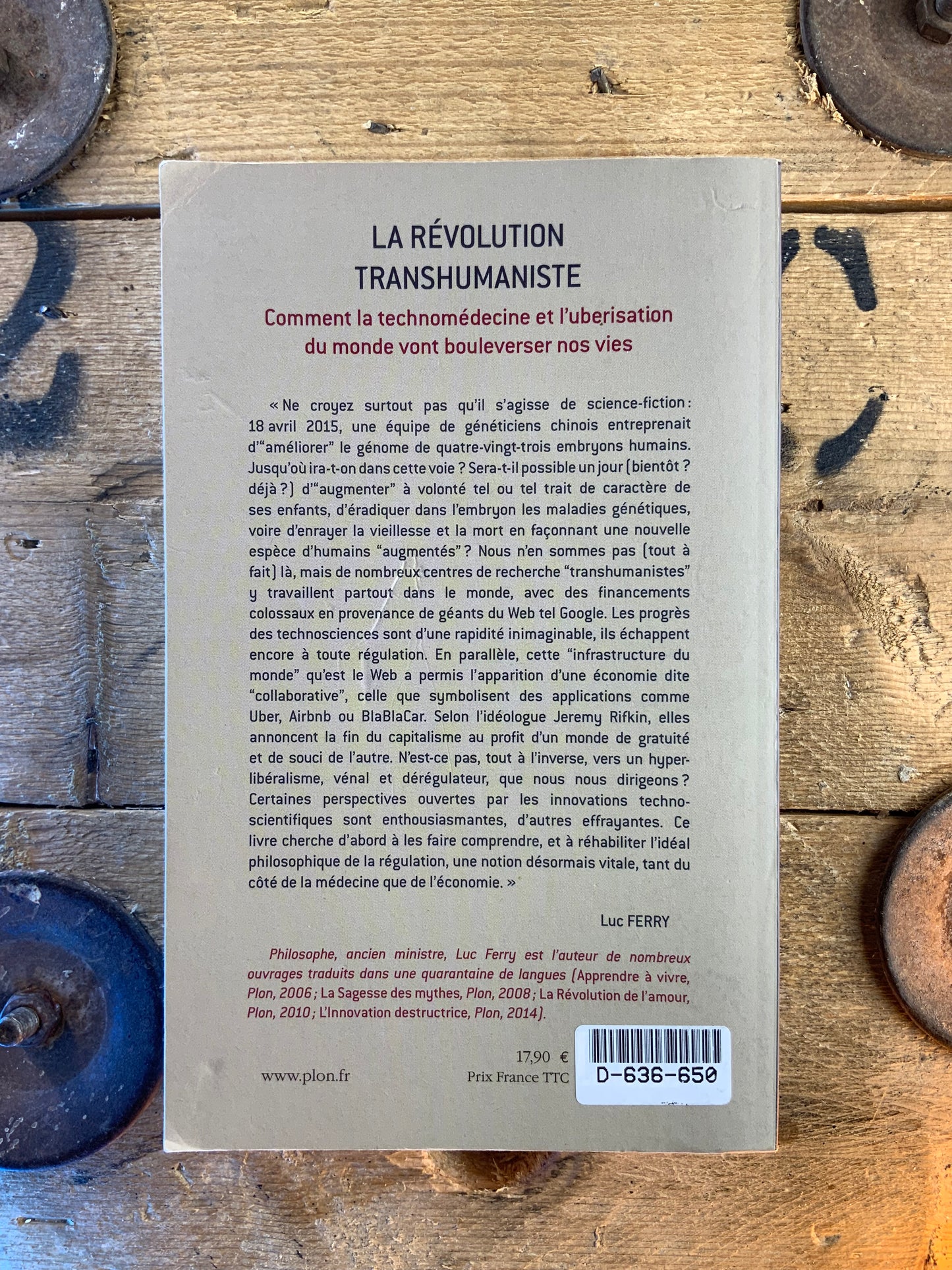 La révolution transhumaniste - Luc Ferry