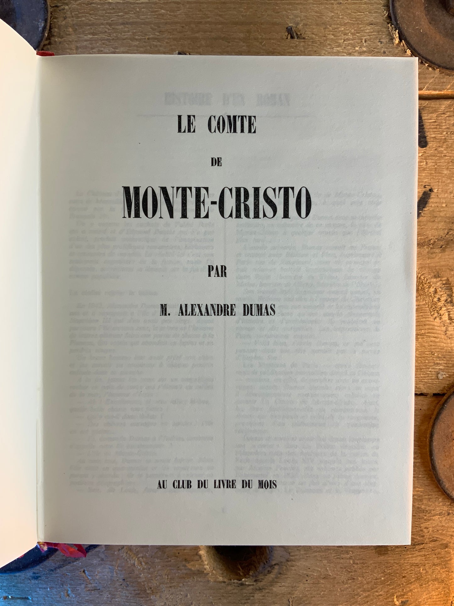 Le Comte Monte-Cristo - Alexandre Dumas