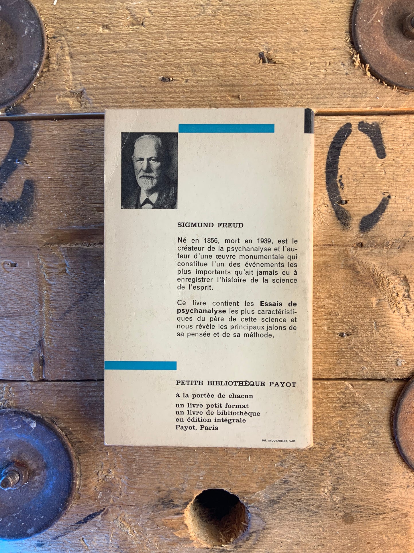 Essais de psychanalyse - Sigmund Freud
