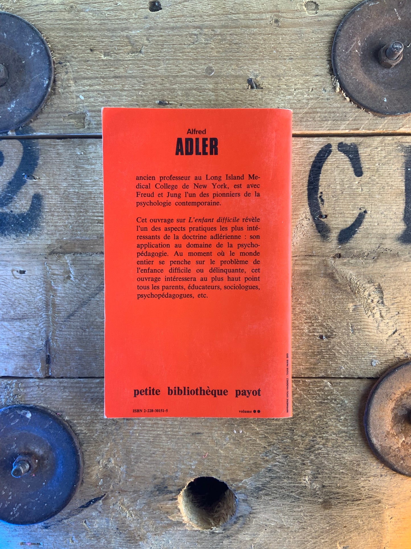 L’enfant difficile - Alfred Adler