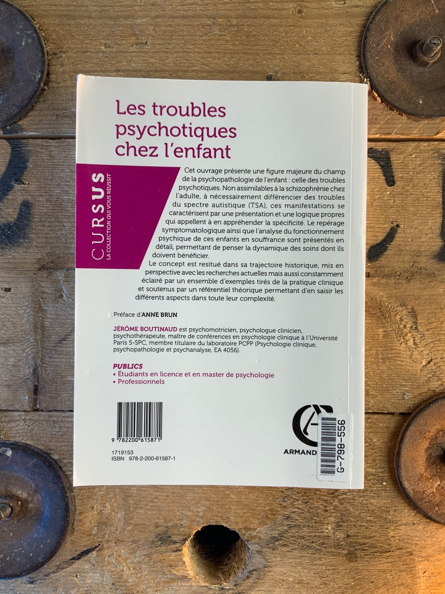 Les troubles psychotiques chez l’enfant - Jérôme Boutinaud