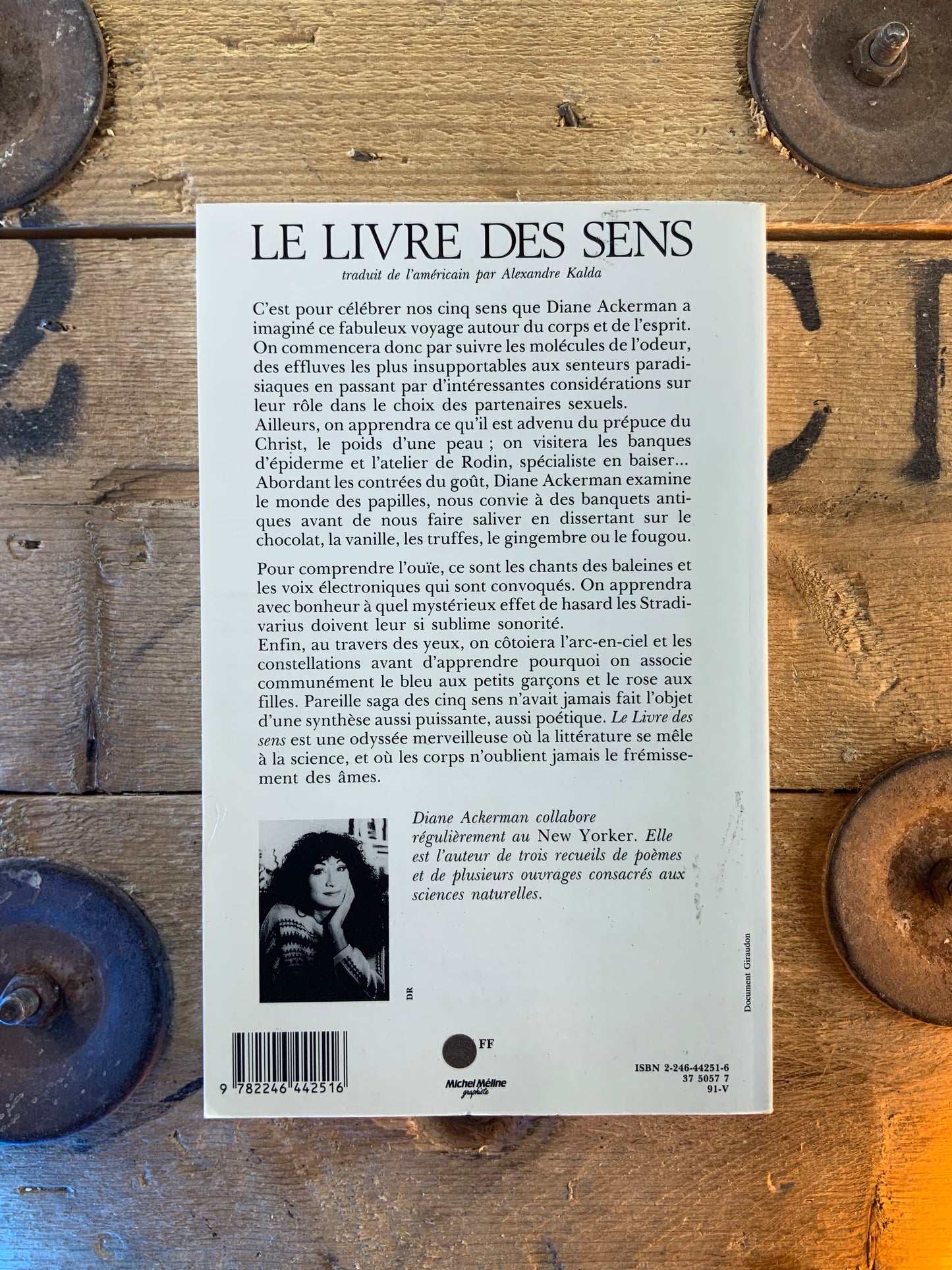 Le livre des sens - Diane Ackerman