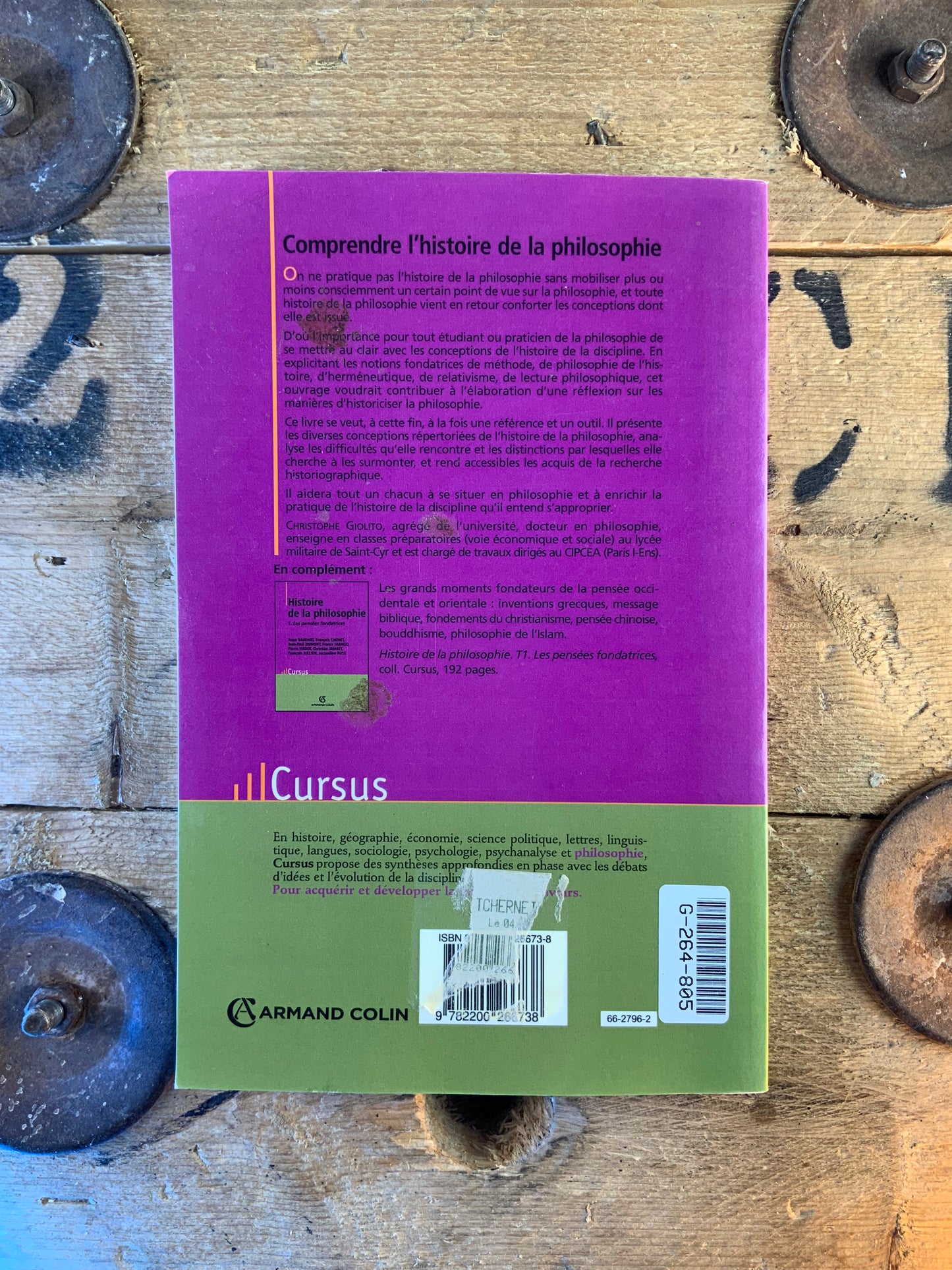 Comprendre l’histoire de la philosophie - Christophe Giolito