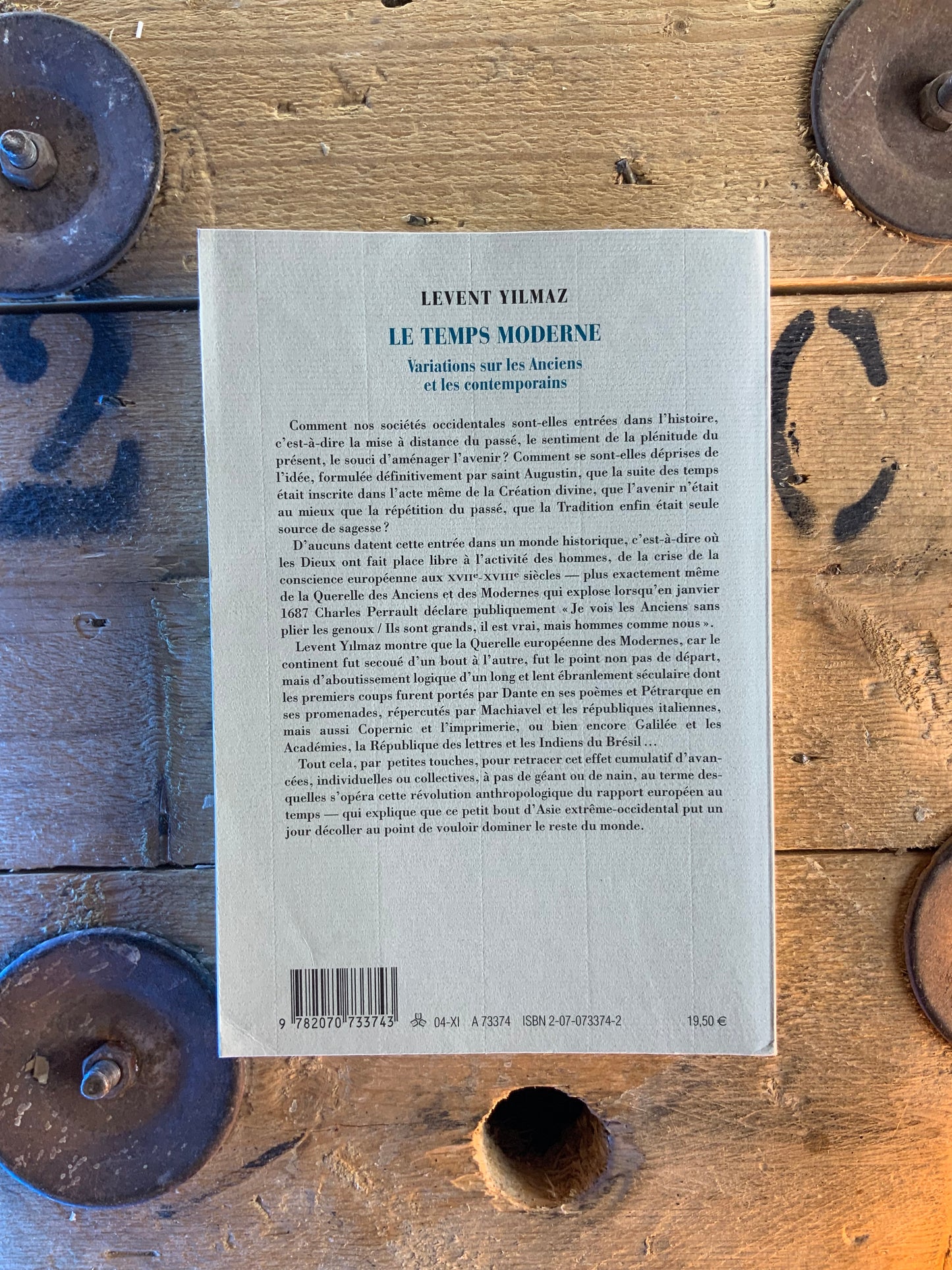 Le temps moderne : variations sur les anciens et les contemporains - Levét Yilmaz