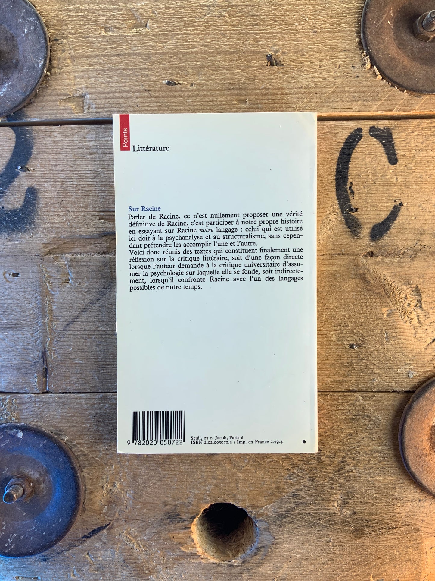 Sur Racine - Roland Barthes