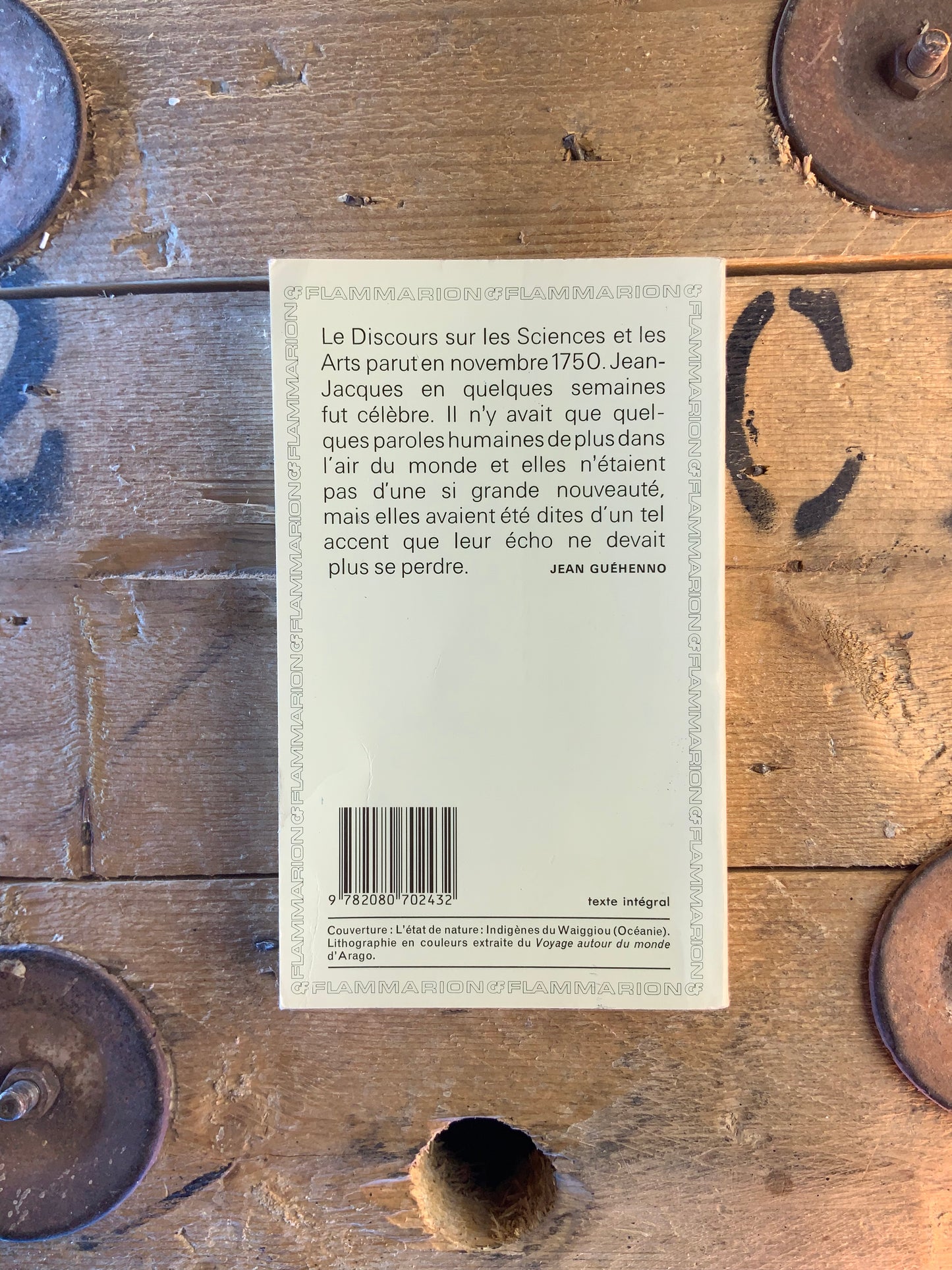 Discours sur les sciences et les arts. Discours sur l’origine et les fondements de l’inégalité parmi les hommes - Jean-Jacques Rousseau