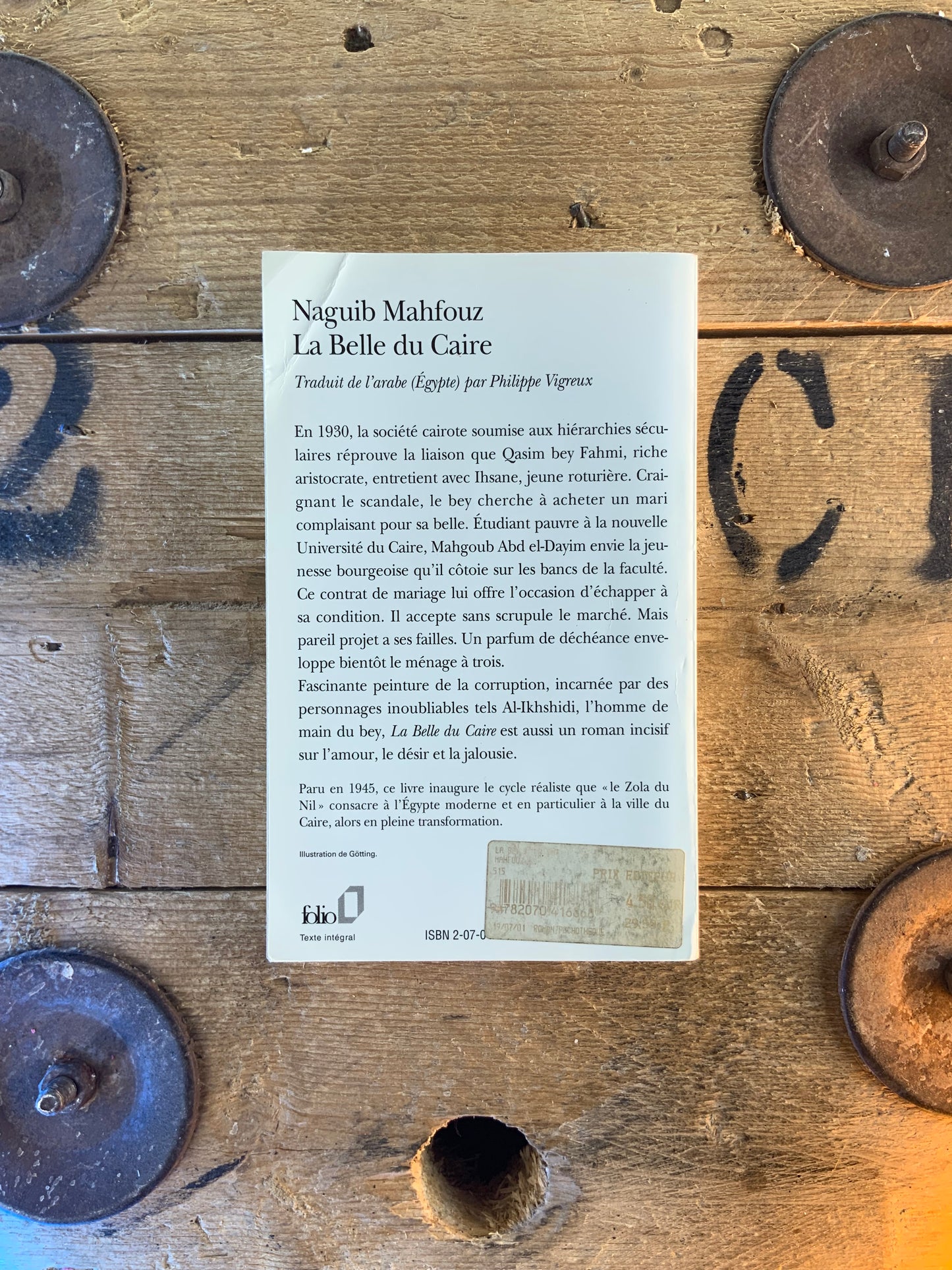La belle du Caire - Naguib Mahfouz