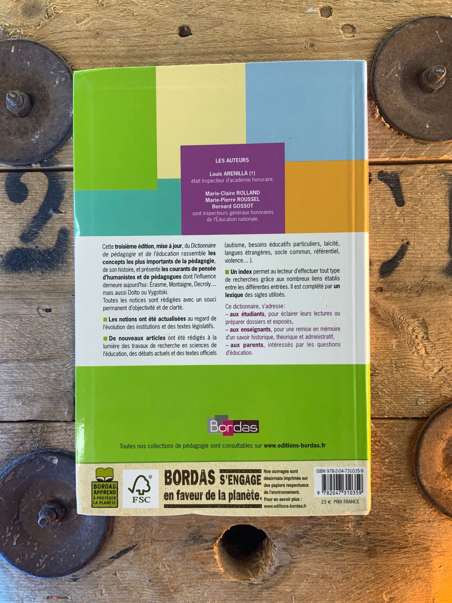 Dictionnaire de pédagogie et de l’éducation