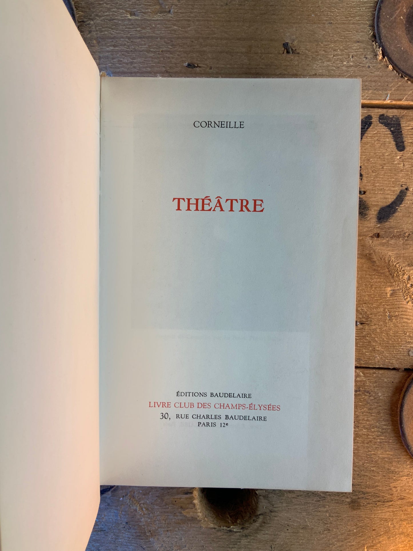 Théâtre - Corneille
