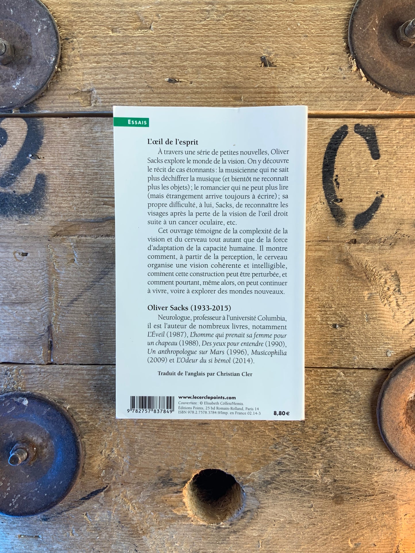 L’œil de l’esprit - Olivier Sacks