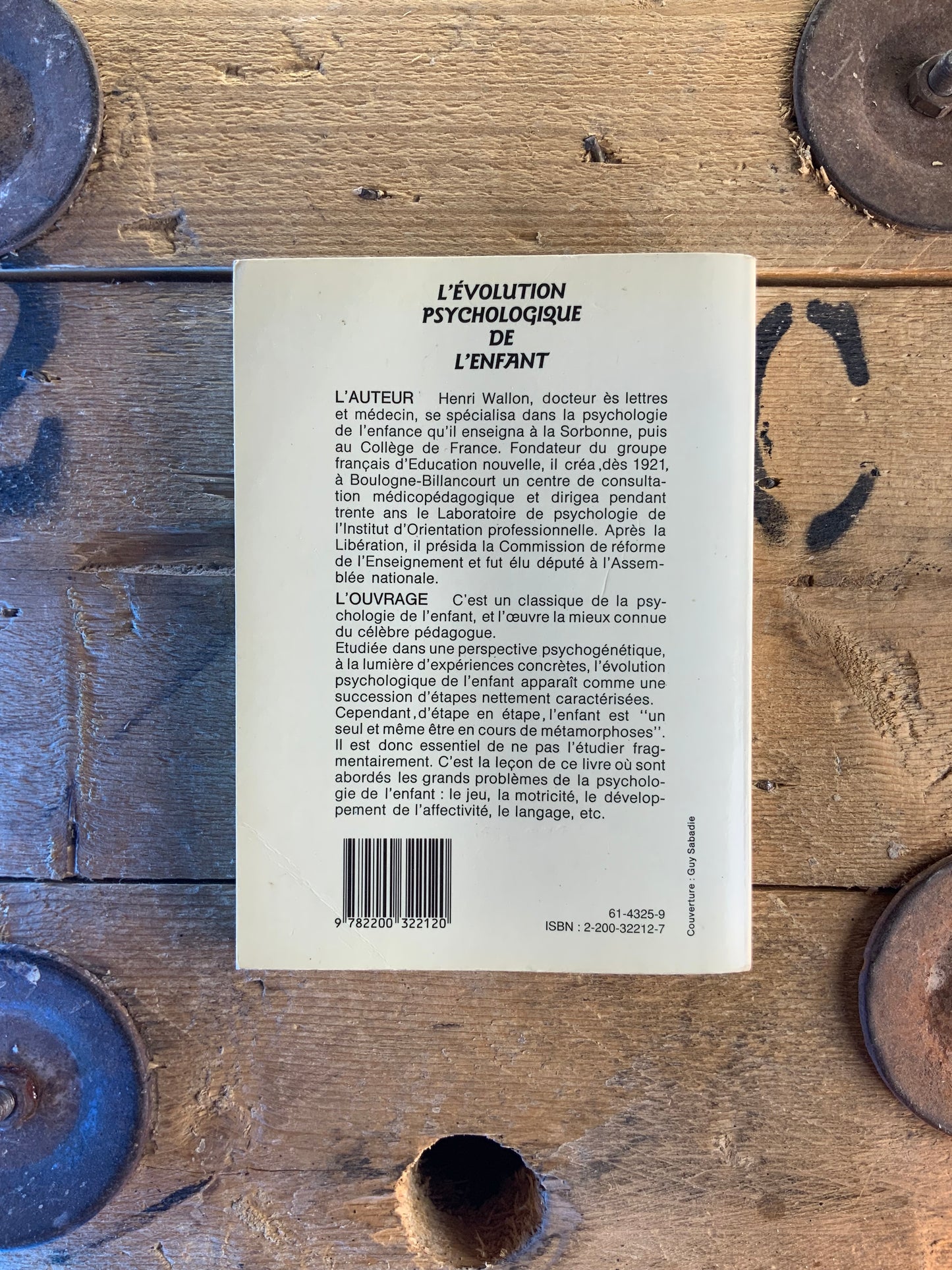 L’évolution psychologique de l’enfant - Henri Wallon