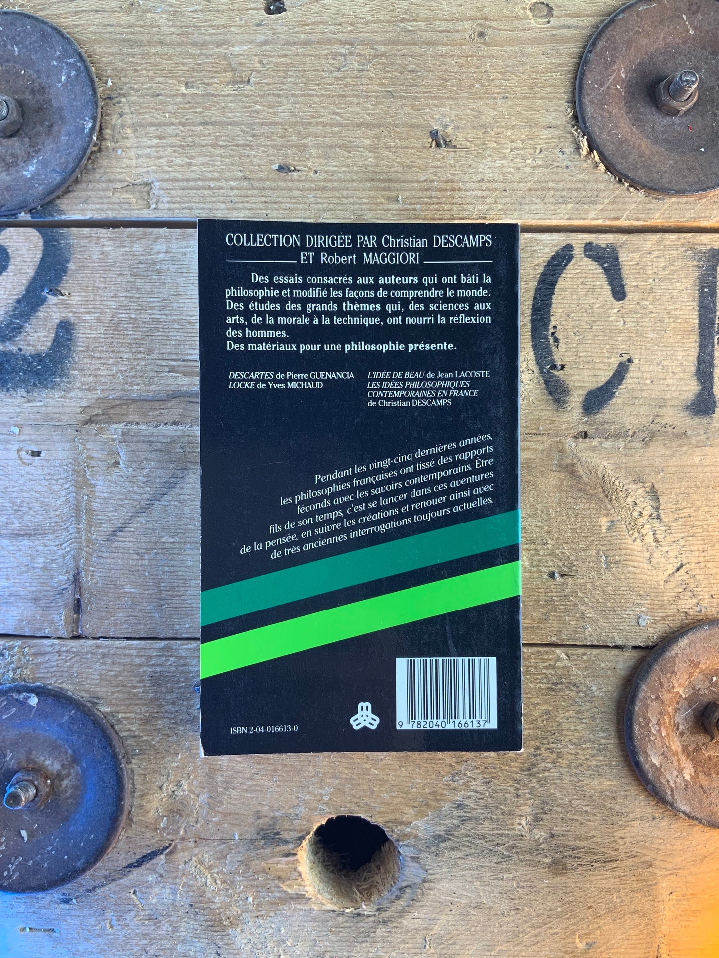 Les idées philosophiques contemporaines en France - Christian Descamps