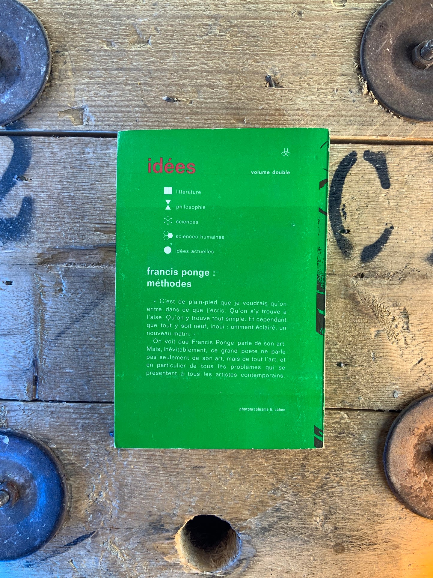 Méthodes - Francis Ponge