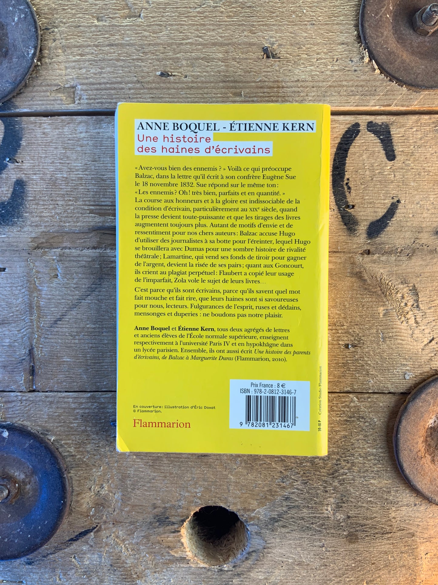 Une histoire des haines d’écrivains : de Chateaubriand à Proust - Anne Boquem et Étienne Kern