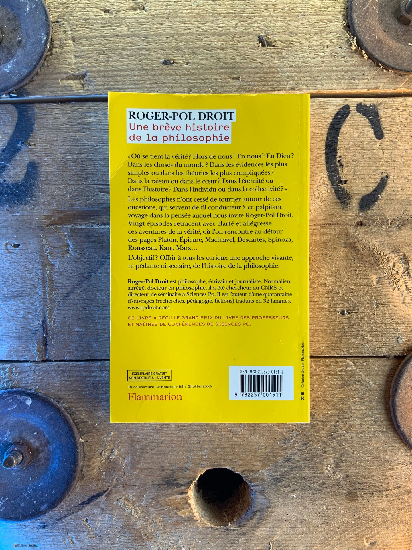 Une belle histoire de la philosophie - Roger-Pol Droit
