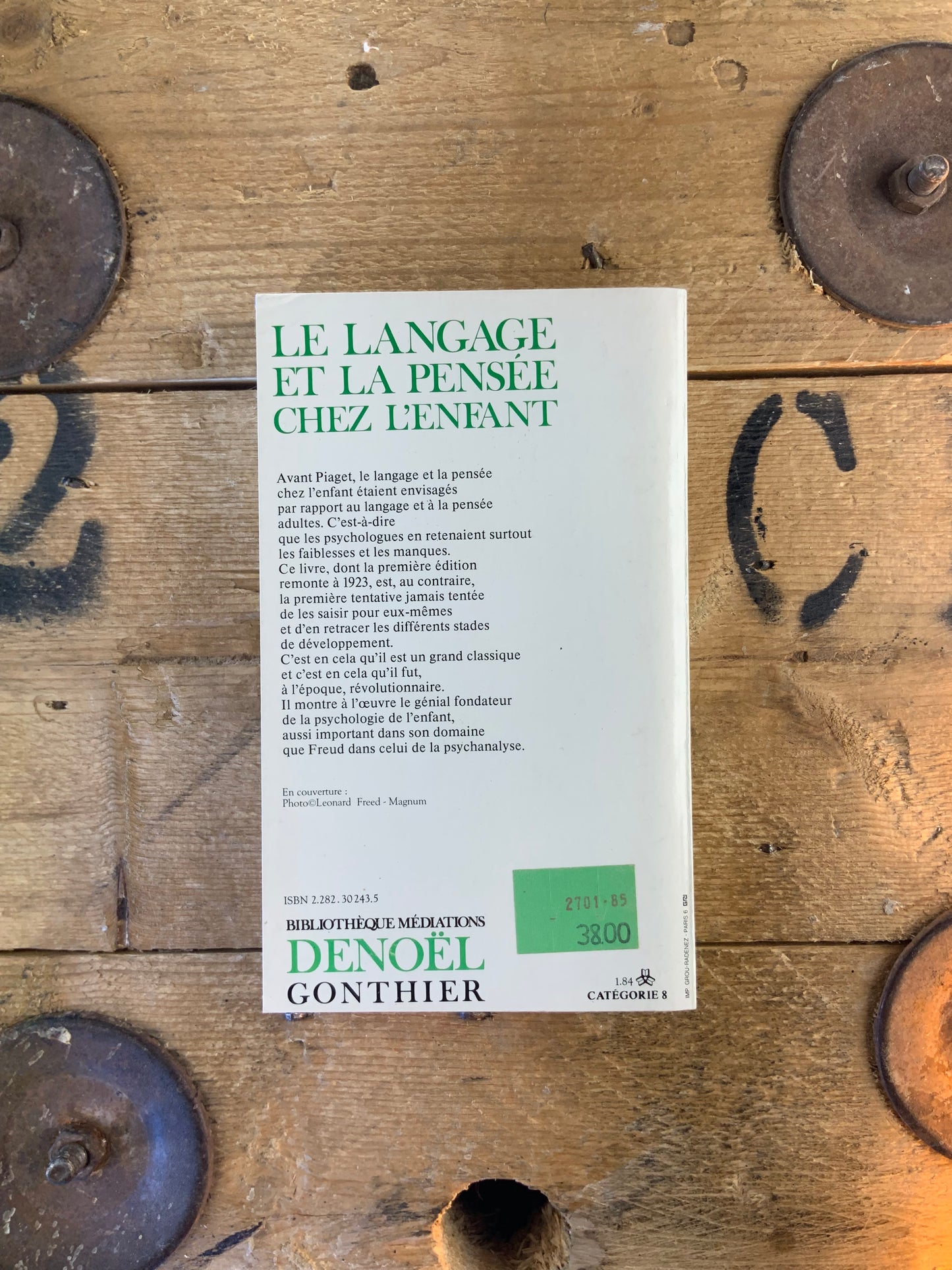Le langage et la pensée chez l’enfant - Jean Piaget