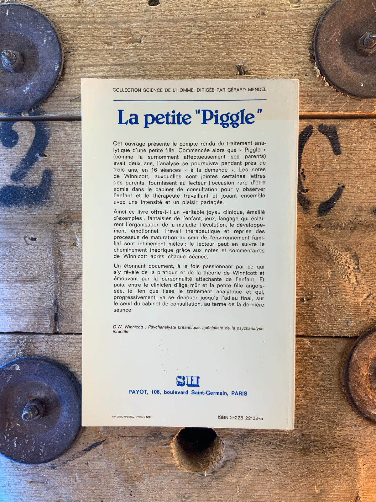 La petite “Piggle” : traitement psychanalytique d’une petite fille - D.W. Winnicott