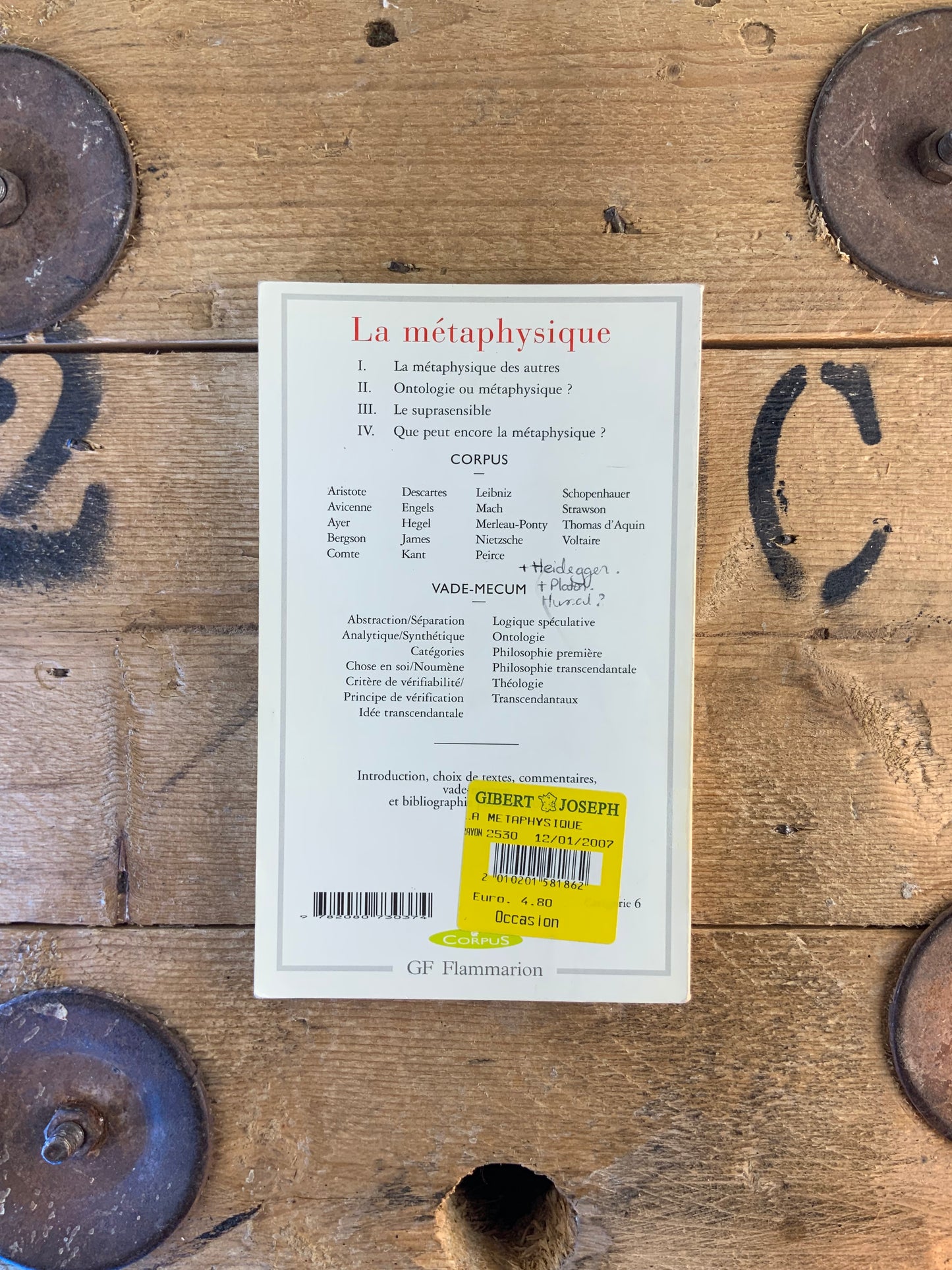 La métaphysique - Élie During