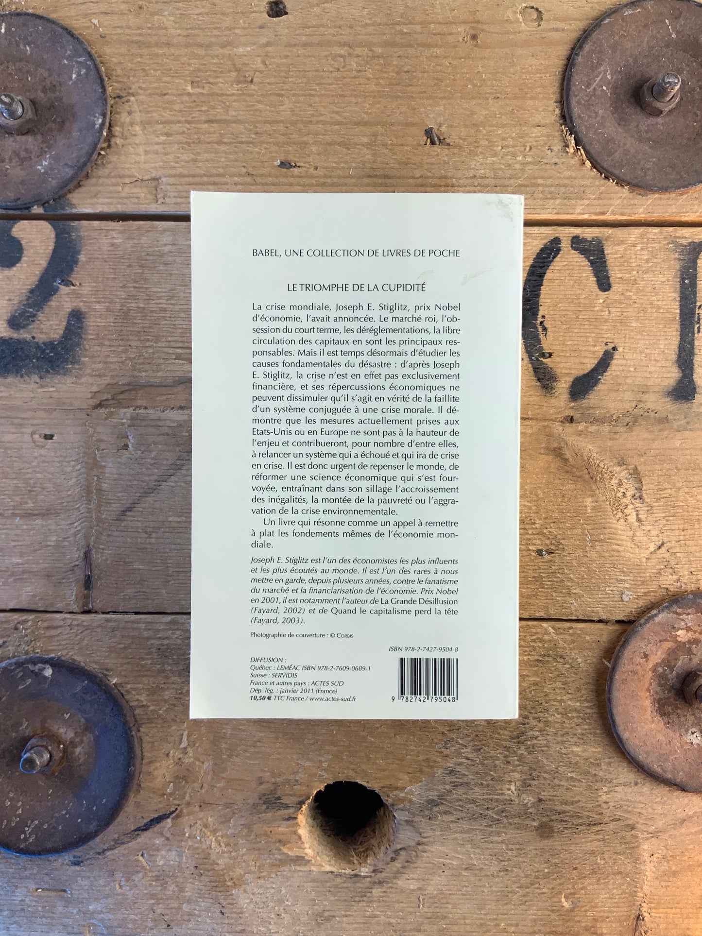 Le triomphe de la cupidité - Joseph E. Stiglitz