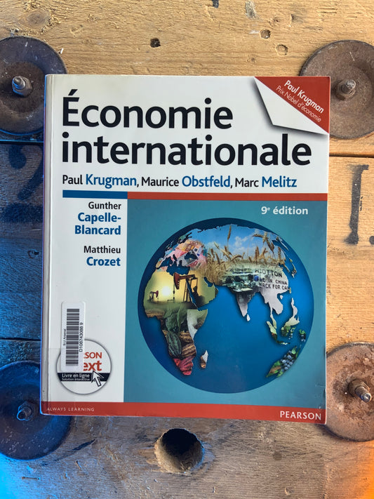 Économie internationale : Paul Krugman , Maurice Obstfeld , Marc Melitz