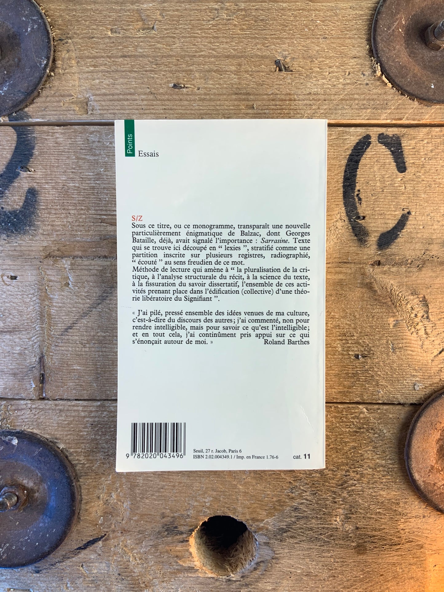 S/Z - Roland Barthes