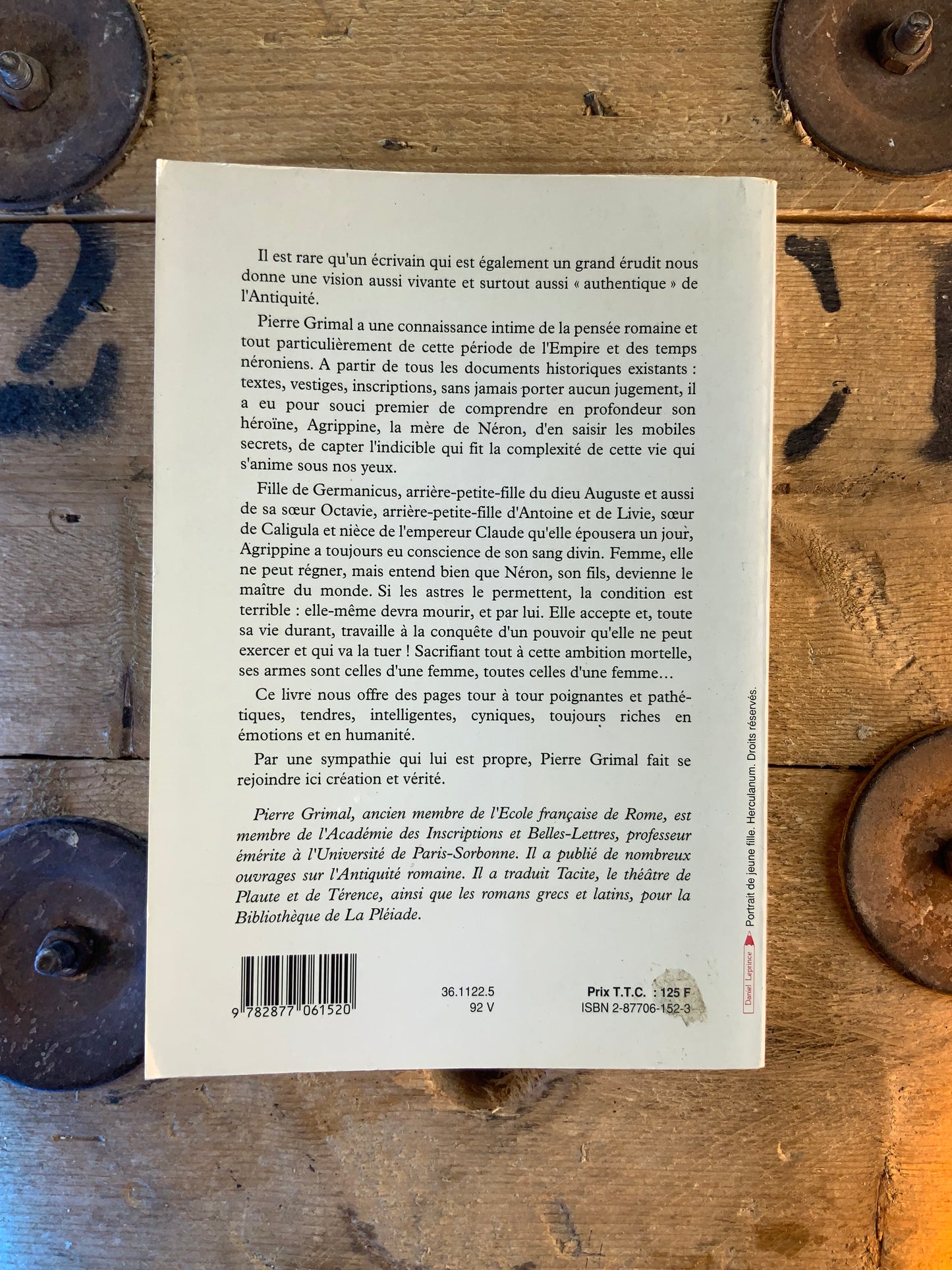 Mémoires d’Agrippine - Pierre Grimal