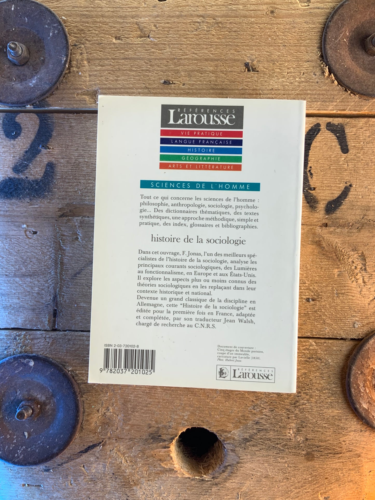 Histoire de la sociologie : des lumières à la théorie du social - Friederich Jonas